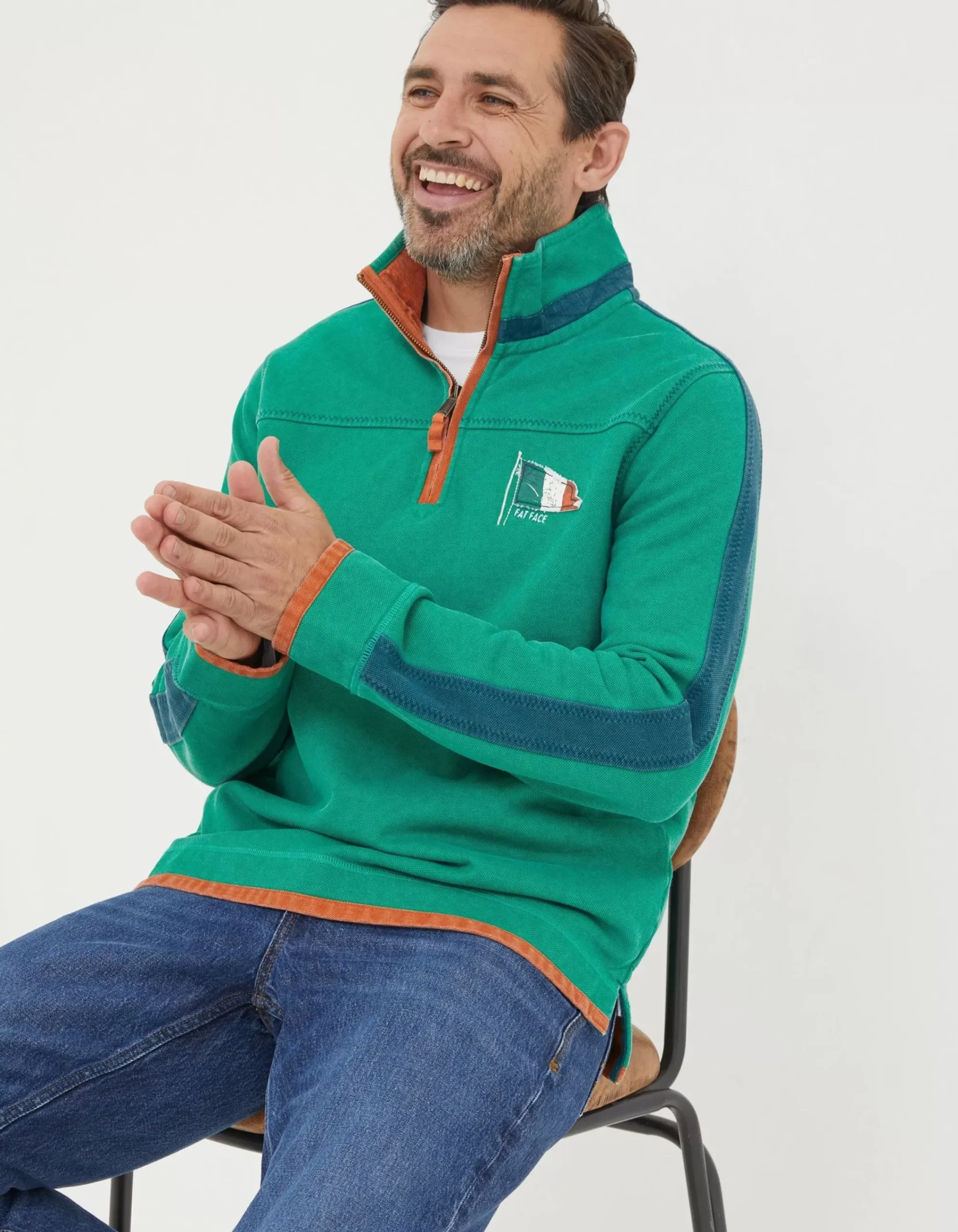 FatFace Ireland Nation Airlie Sweatshirt Green