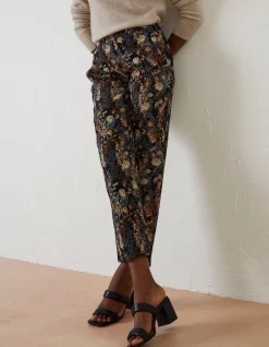 FatFace Isobelle Jacquard Trousers Multi Outlet