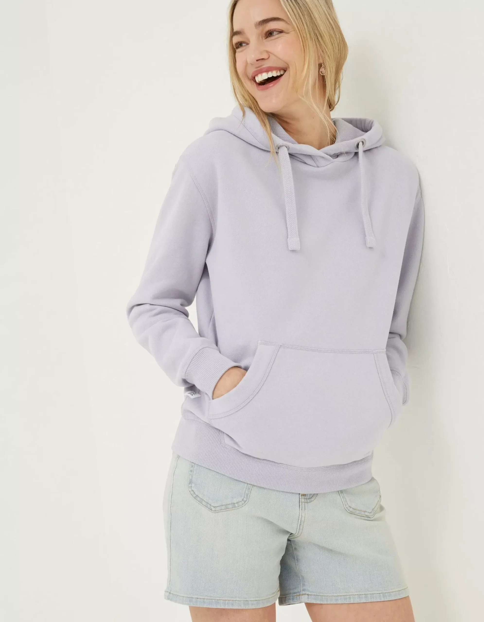 FatFace Izzy Overhead Hoodie Lilac Best