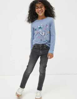FatFace Josie Denim Jegging Grey Hot