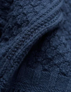 FatFace Josie V Neck Jumper Navy Online
