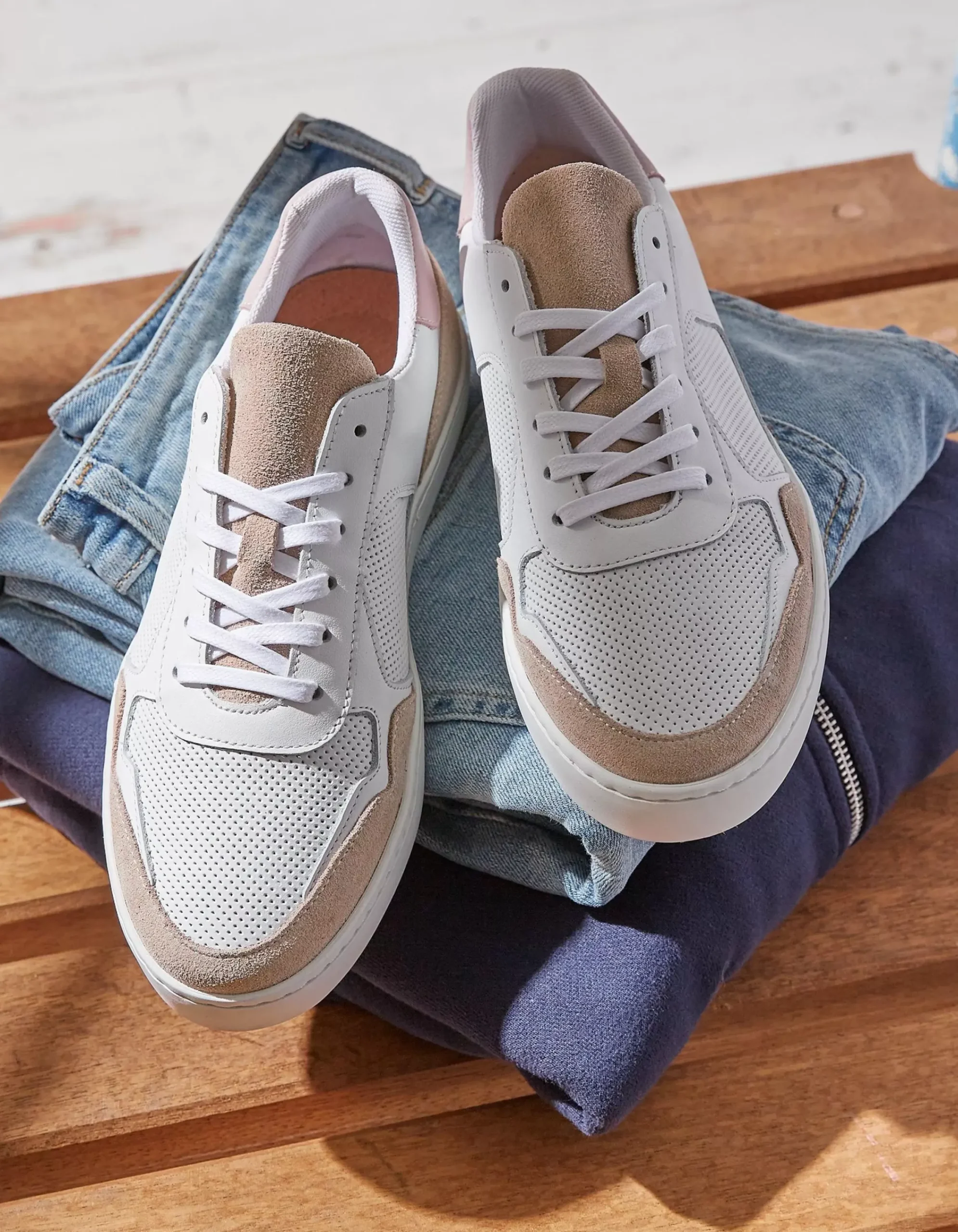 FatFace Keira Skater Trainer Natural Clearance