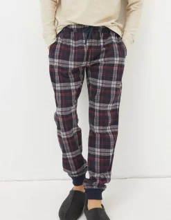 FatFace Kemble Cuffed Pyjama Bottoms Plum Discount