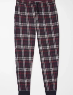 FatFace Kemble Cuffed Pyjama Bottoms Plum Discount