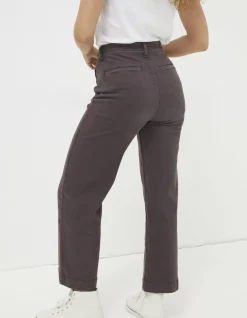 FatFace Keswick Wide Leg Jeans Purple