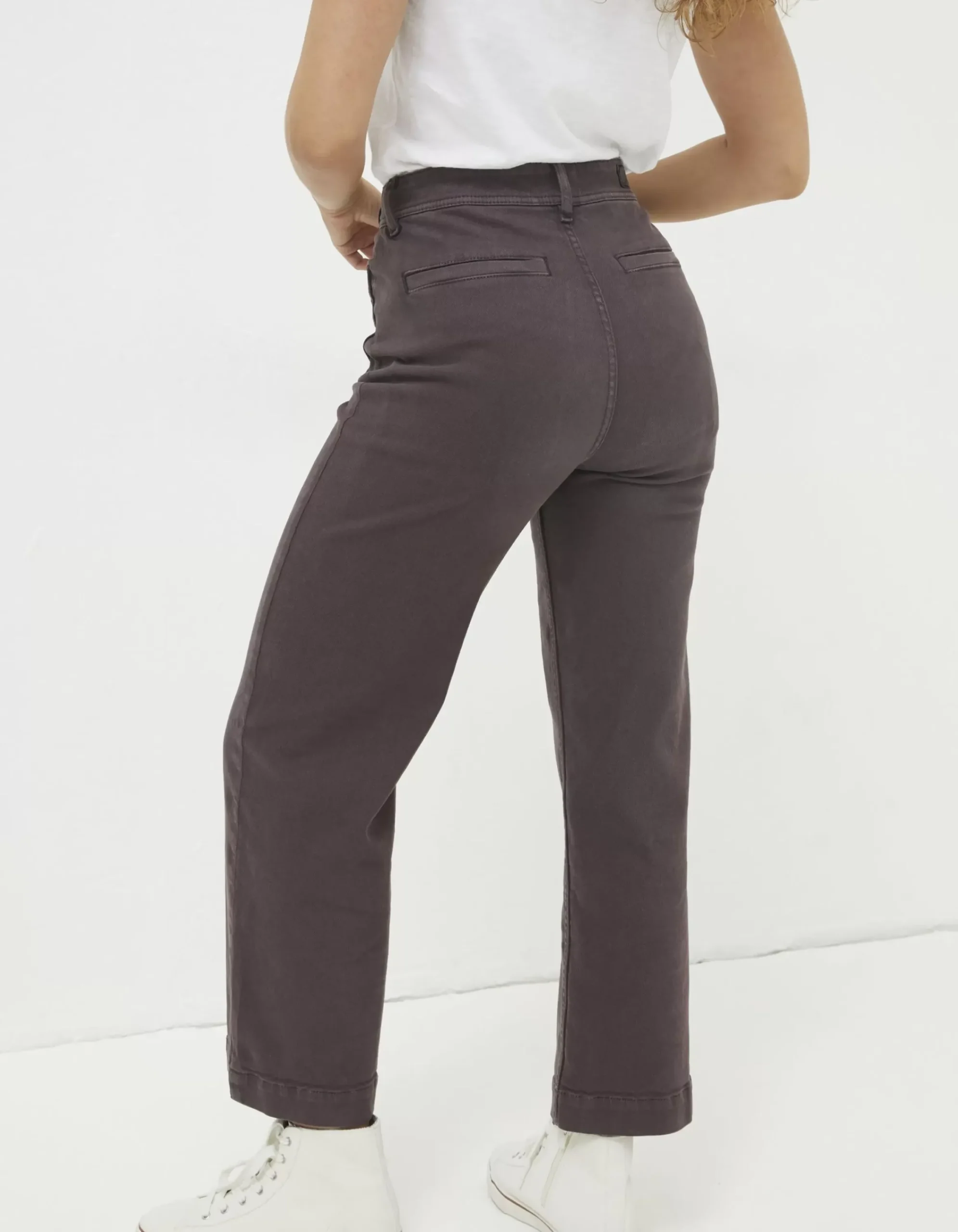FatFace Keswick Wide Leg Jeans Purple