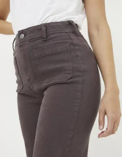 FatFace Keswick Wide Leg Jeans Purple