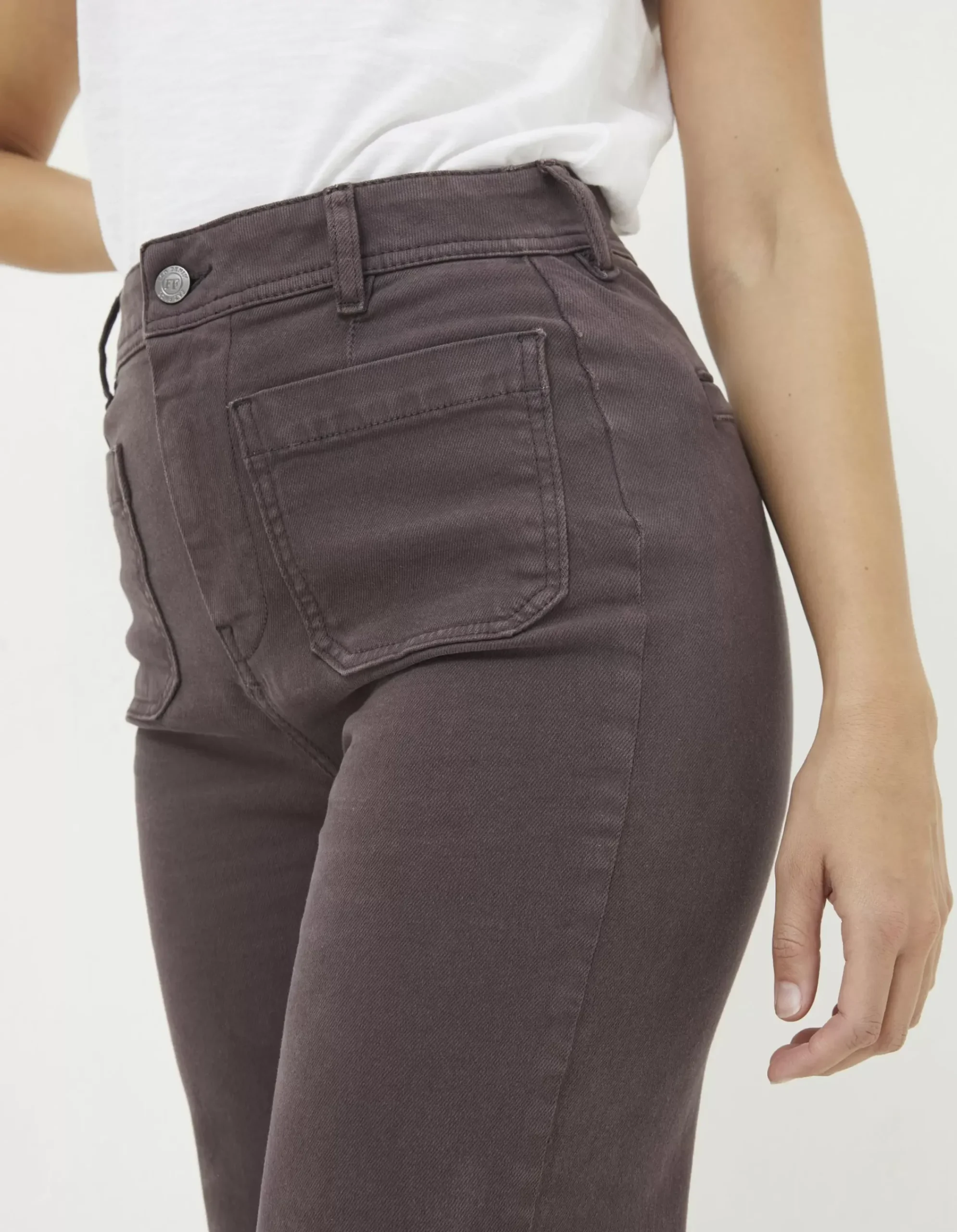 FatFace Keswick Wide Leg Jeans Purple