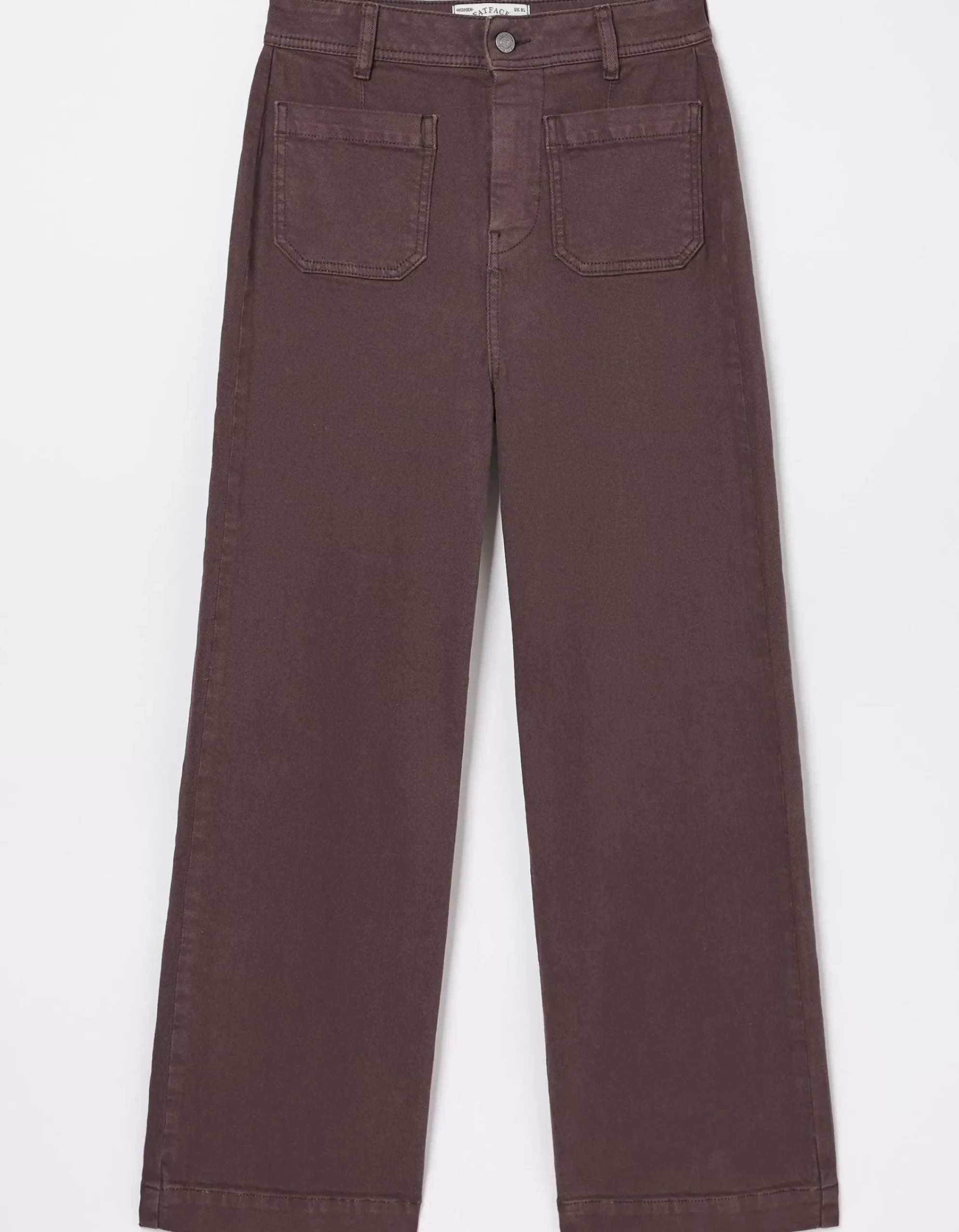 FatFace Keswick Wide Leg Jeans Purple