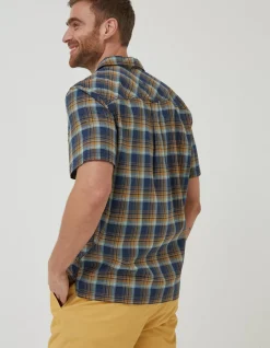 FatFace Kilcoy Check Shirt Navy Hot