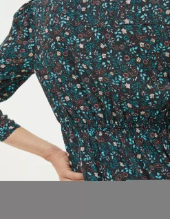 FatFace Kinsey Evergreen Blouse Black Best