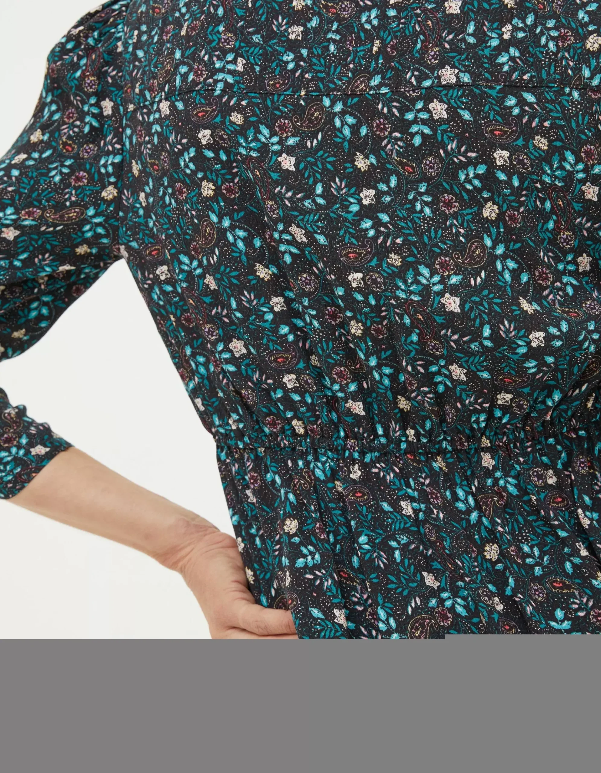 FatFace Kinsey Evergreen Blouse Black Best