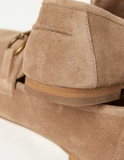 FatFace Lainey Flat Loafer Tan Outlet