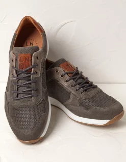 FatFace Leather Trainer Grey Online