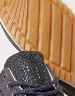 FatFace Leather Trainer Navy