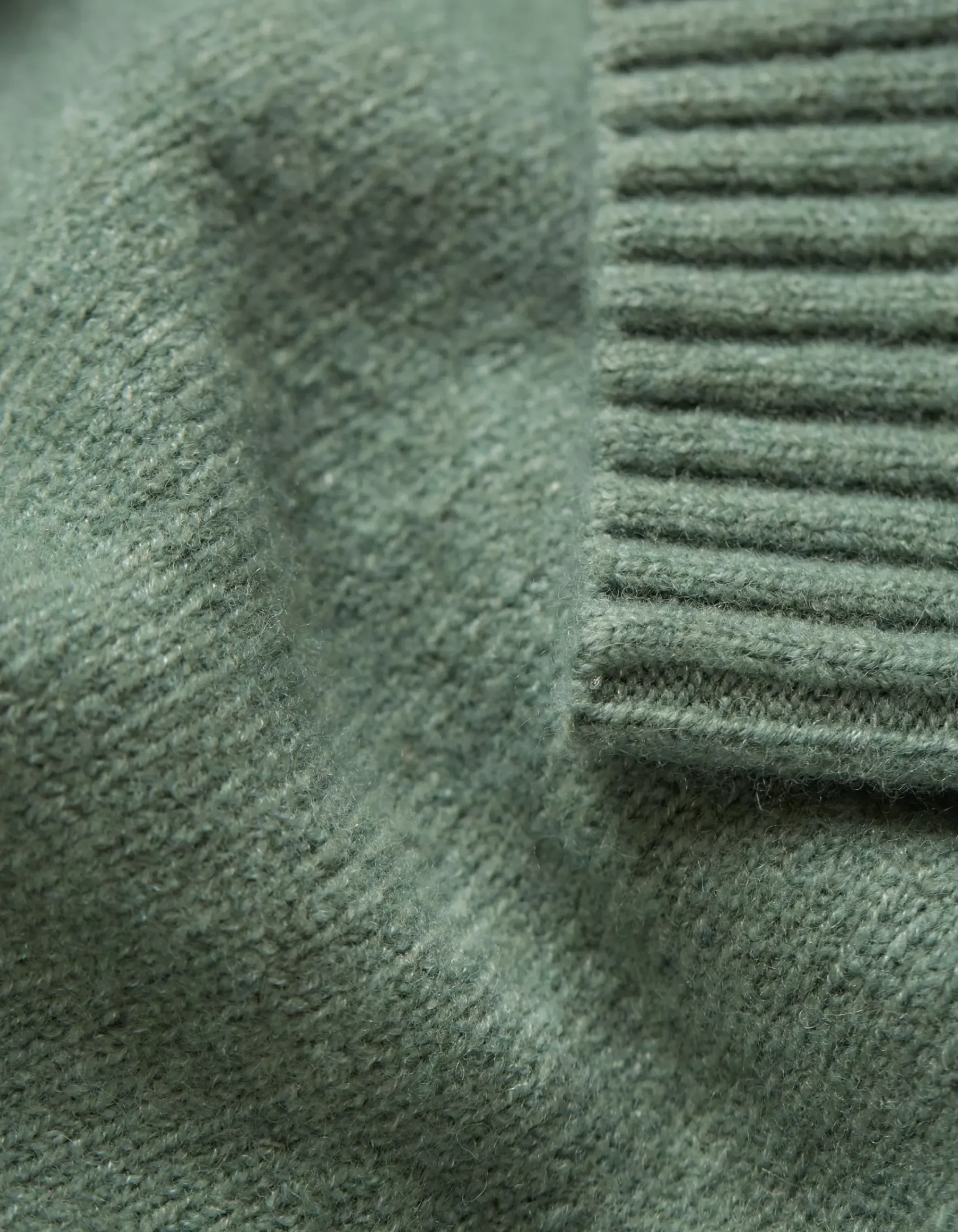 FatFace Lewes Crew Jumper Sage Green Online