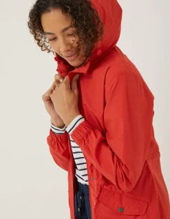 FatFace Lily Lightweight Parka Bright Red Best