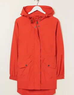FatFace Lily Lightweight Parka Bright Red Best
