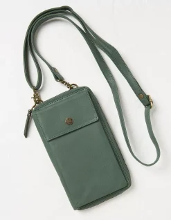 FatFace Louisa Phone Purse Green Online