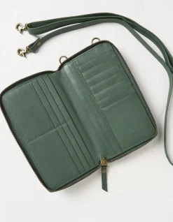 FatFace Louisa Phone Purse Green Online