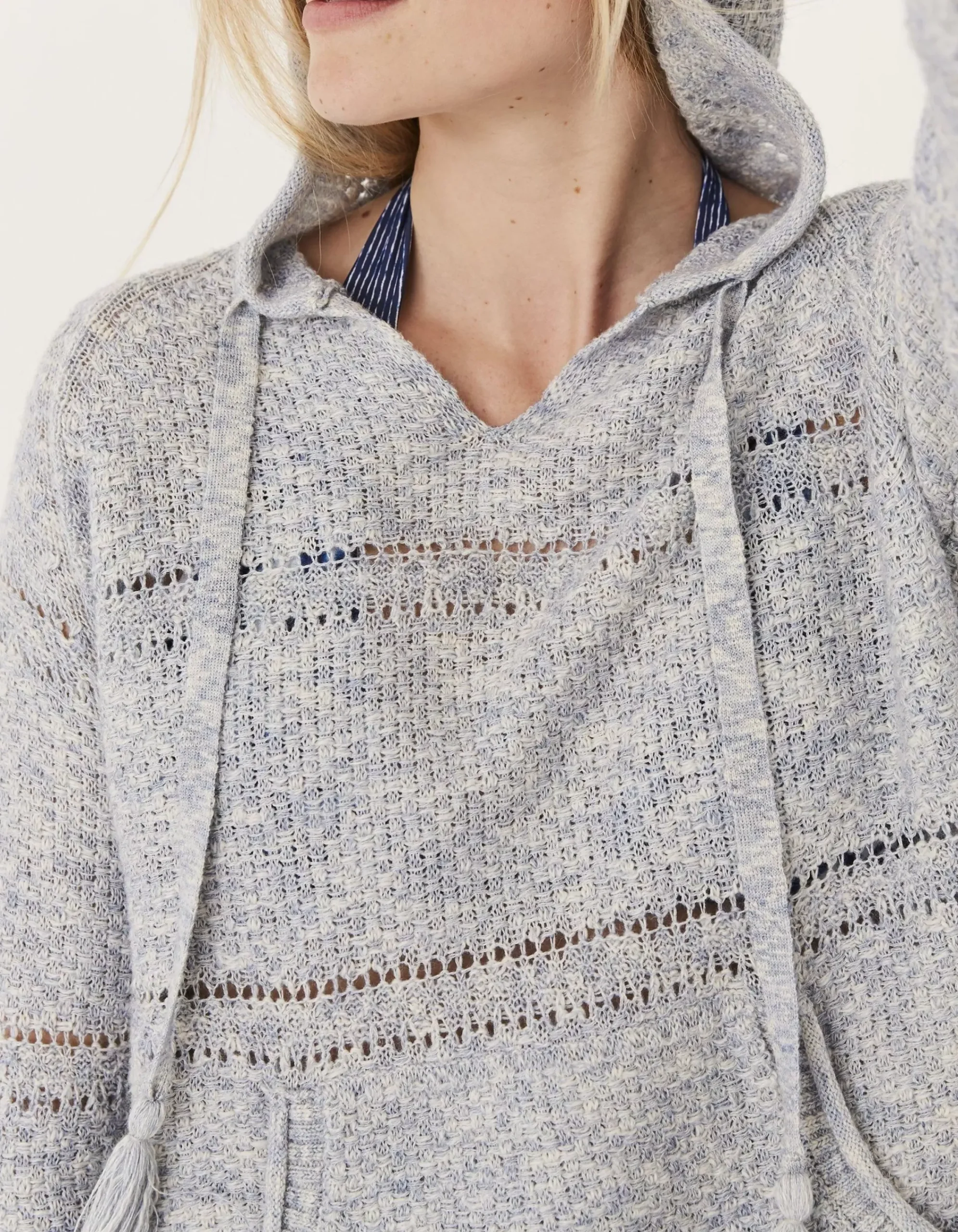 FatFace Louise Hoodie Chambray New