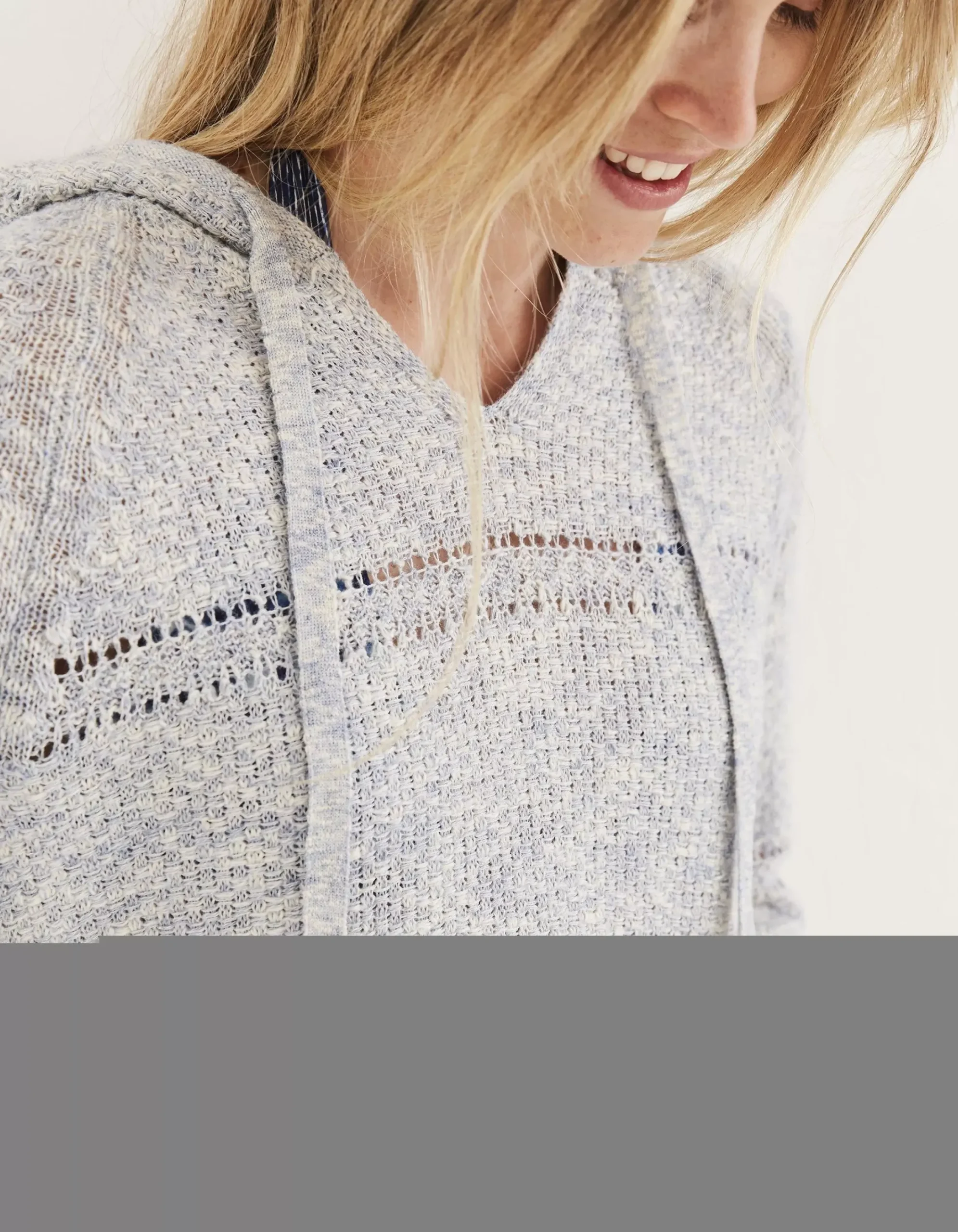 FatFace Louise Hoodie Chambray New