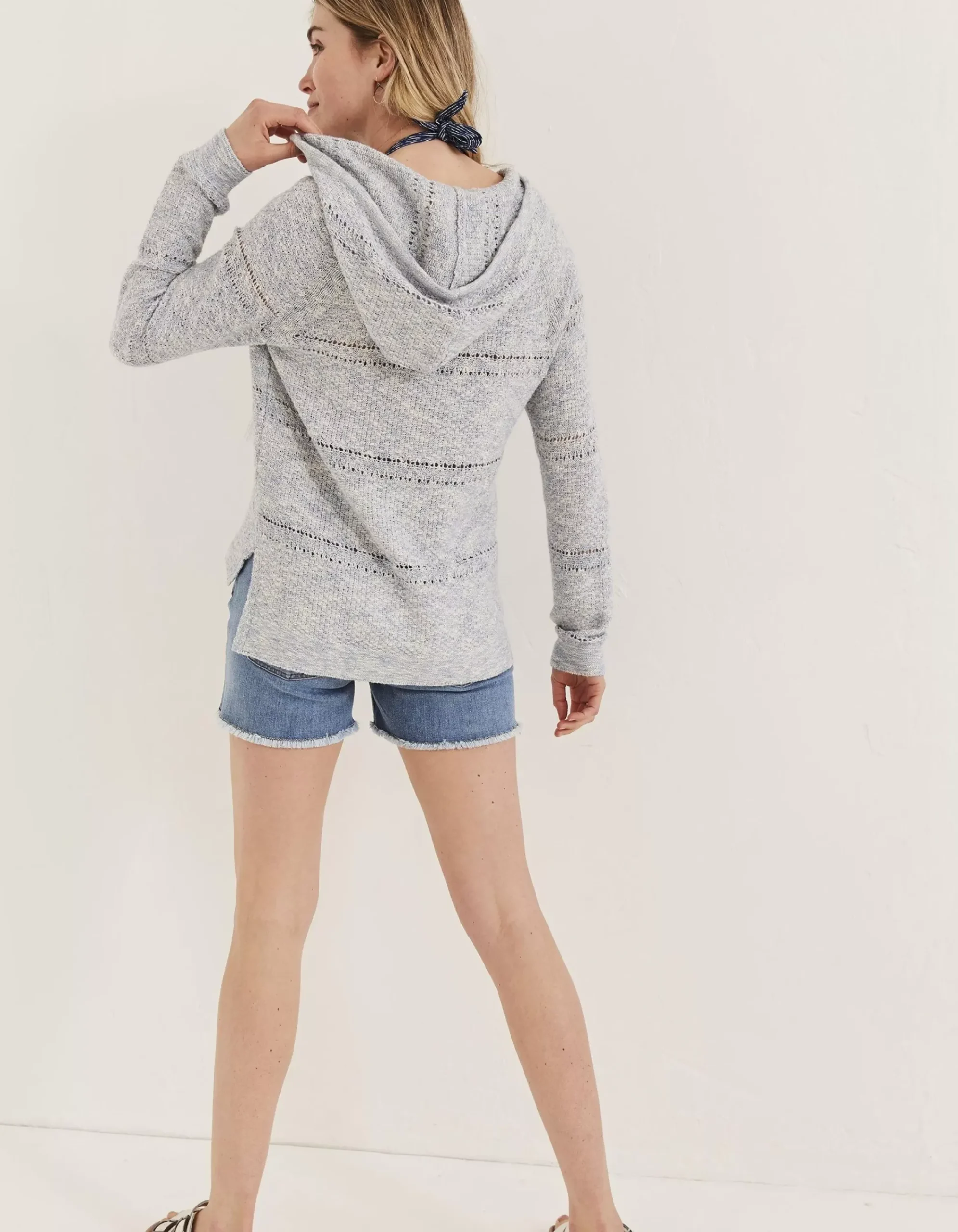 FatFace Louise Hoodie Chambray New