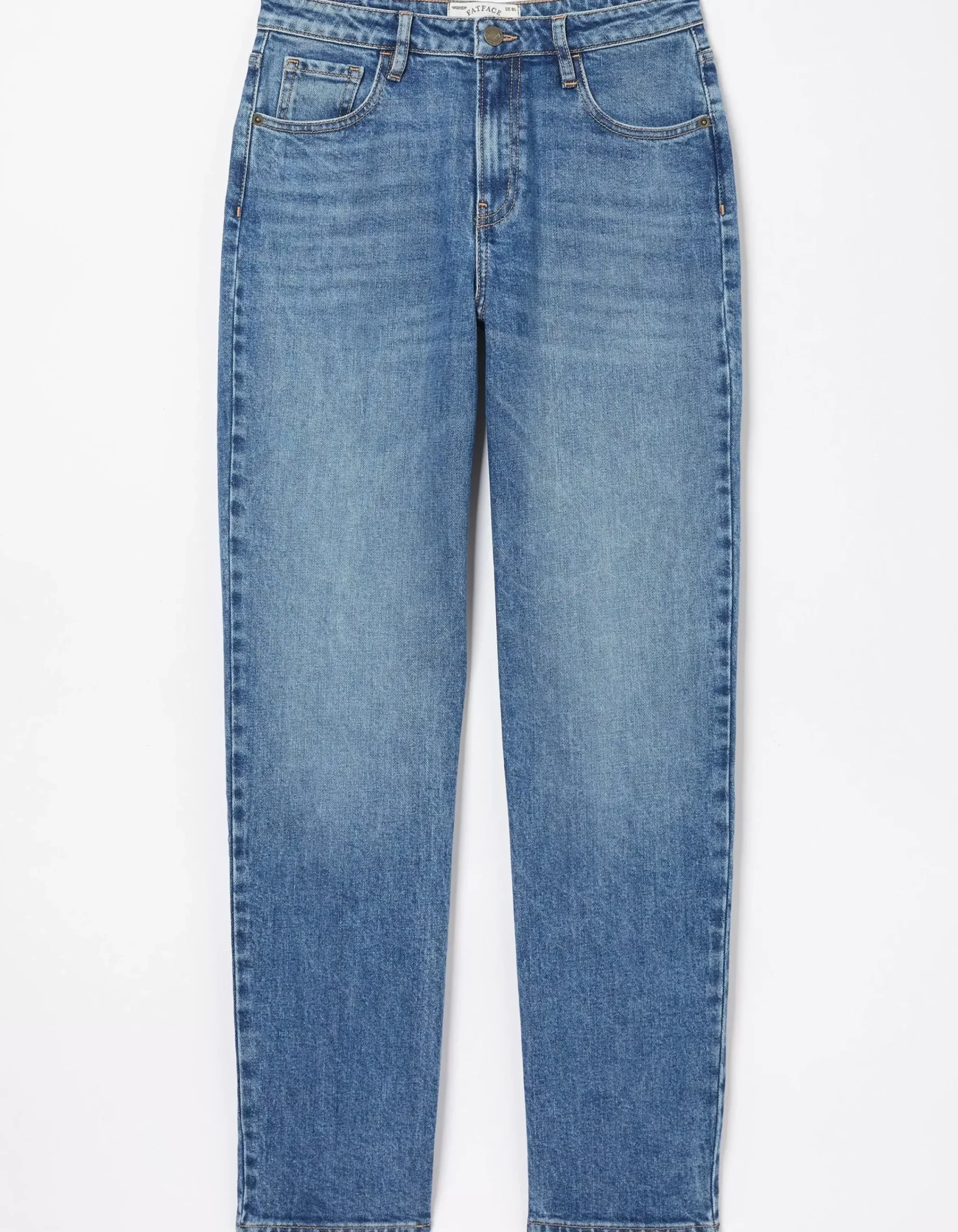 FatFace Ludlow Boyfriend Jeans Mid Blue Best