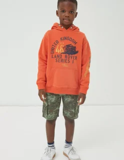 FatFace Lulworth Camo Cargo Shorts Khaki Green