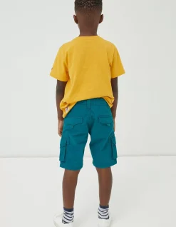 FatFace Lulworth Cargo Shorts Teal Green