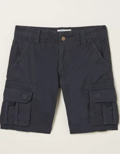 FatFace Lulworth Cargo Shorts Washed Navy New
