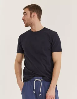 FatFace Lulworth Crew Neck T-Shirt Navy Online