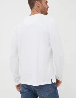FatFace Lulworth Long Sleeve T-Shirt White Hot