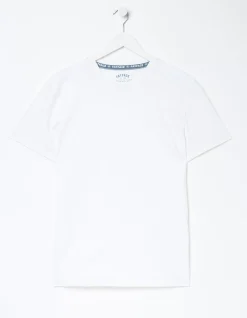 FatFace Lulworth Organic Cotton Crew T-Shirt White Best