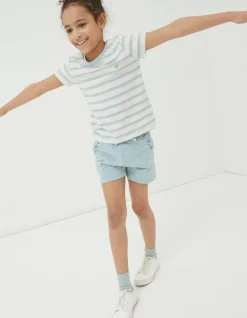 FatFace Luna Floral Sweat Shorts Sage Green Best