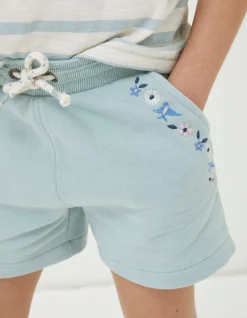 FatFace Luna Floral Sweat Shorts Sage Green Best