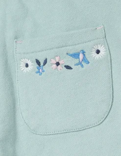 FatFace Luna Floral Sweat Shorts Sage Green Best
