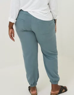 FatFace Lyme Plain Joggers Green