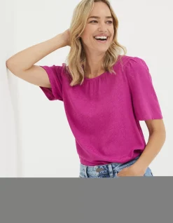 FatFace Lyndy Blouse Pink Discount