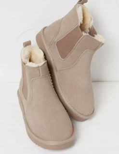 FatFace Mabel Mini Suede Chelsea Boot Ivory Marl Sale