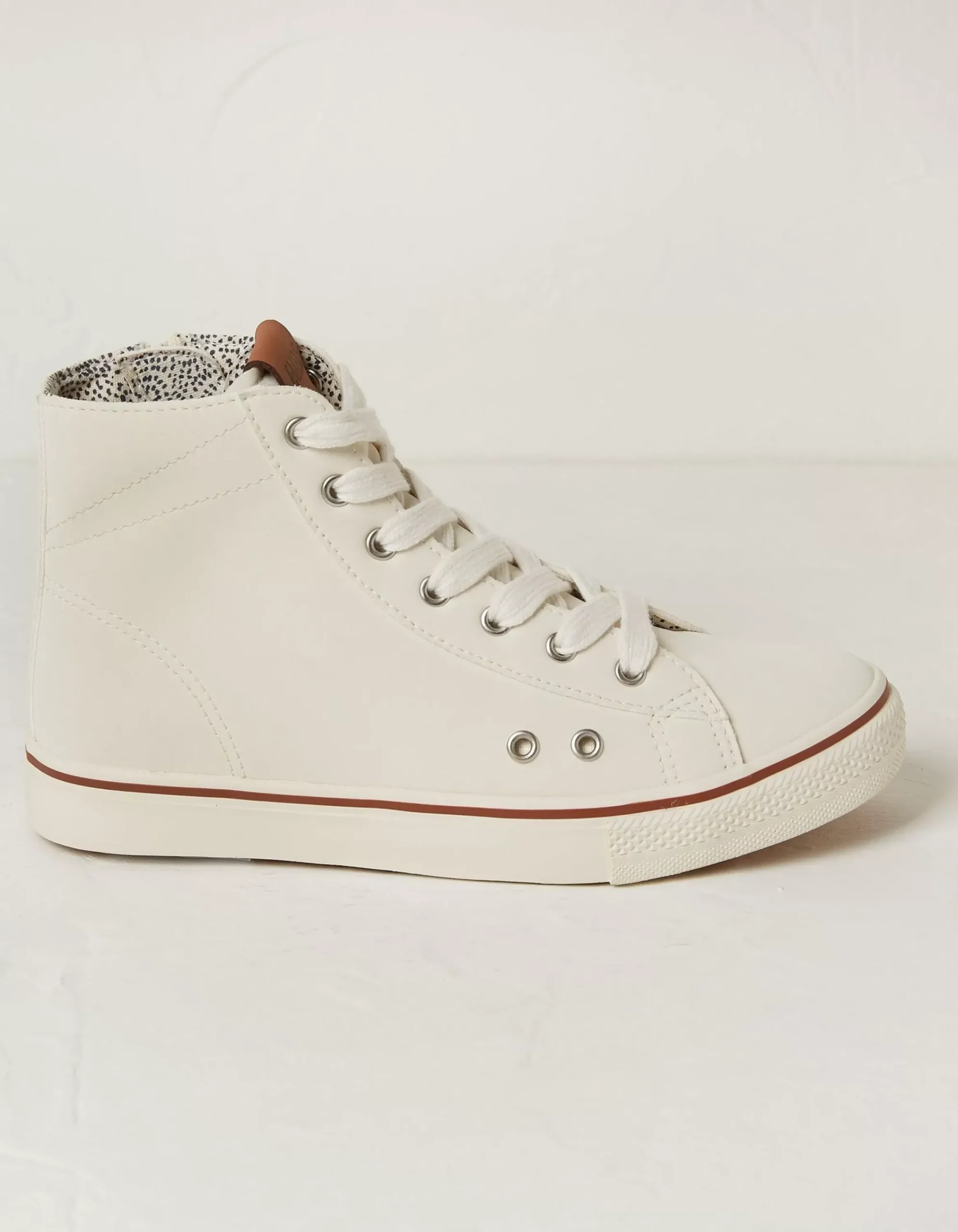 FatFace Mae High Top Trainer White Clearance