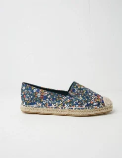 FatFace Maggie Printed Espadrilles Navy Online
