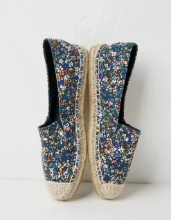 FatFace Maggie Printed Espadrilles Navy Online