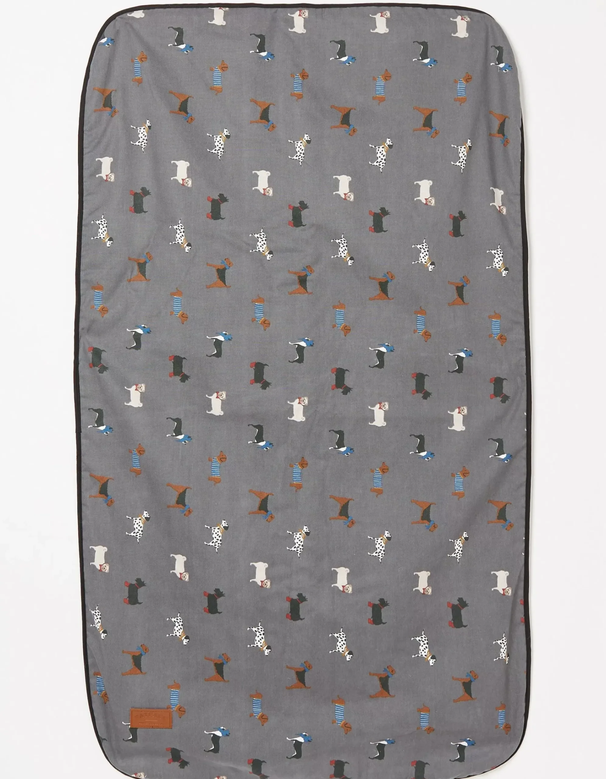 FatFace Marching Dogs Pet Blanket Grey Clearance