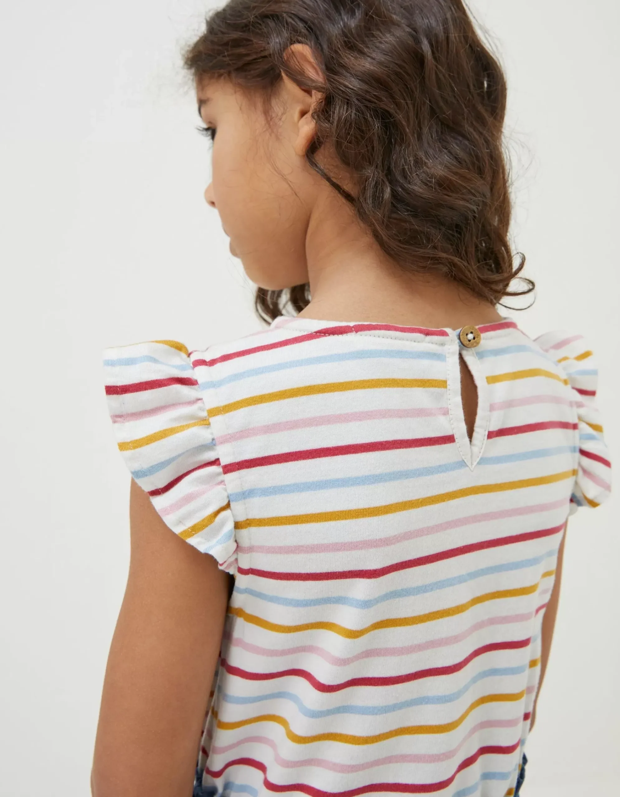 FatFace Martha Embroidered Dress Chambray Blue Best