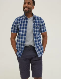 FatFace Mawes Chino Shorts Navy Online
