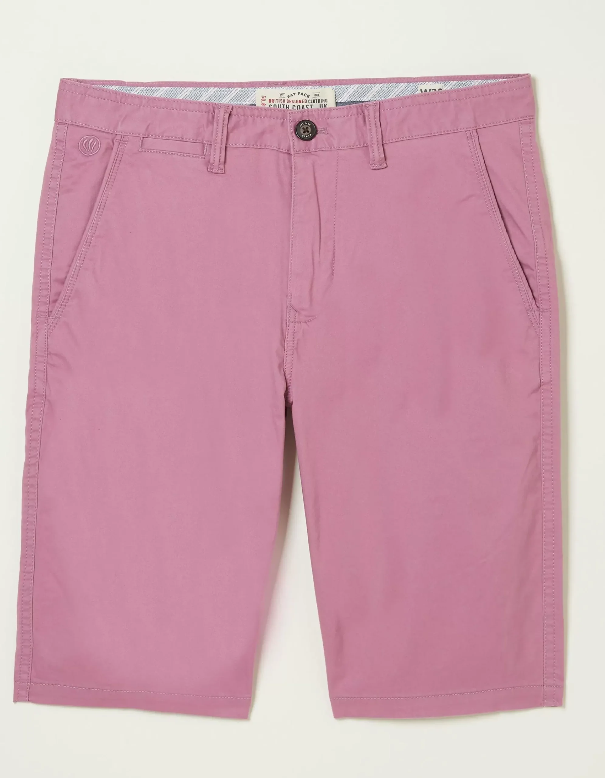 FatFace Mawes Chino Shorts Washed Purple Clearance