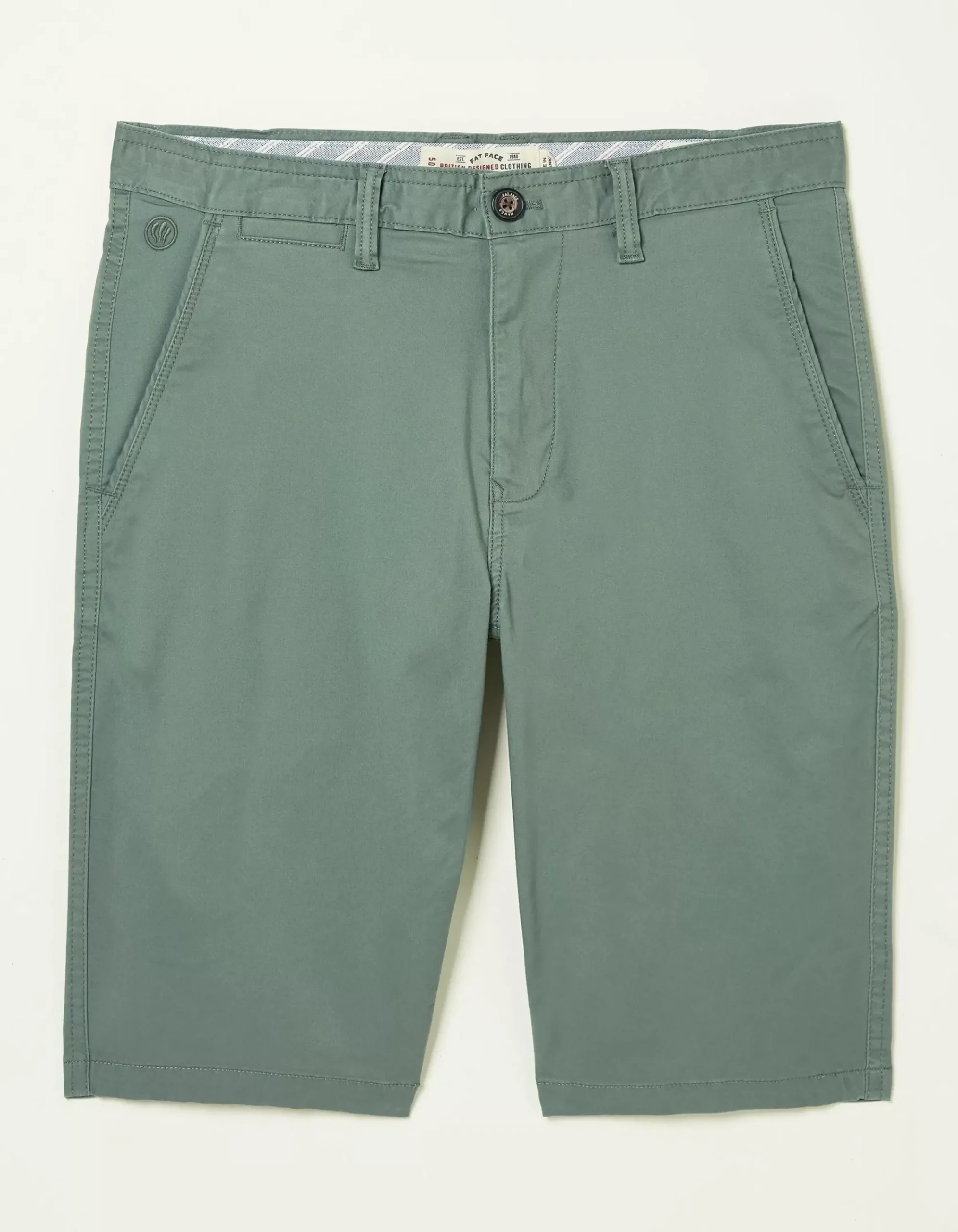 FatFace Mawes Chino Shorts Green Haze Hot