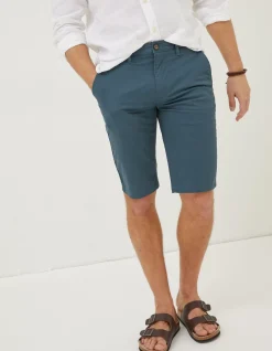 FatFace Mawes Chino Shorts Teal Blue