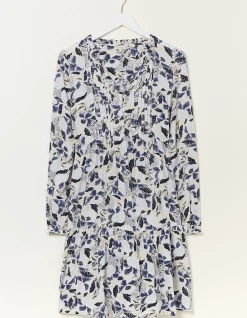 FatFace Maye Batik Flowers Dress Ivory Best